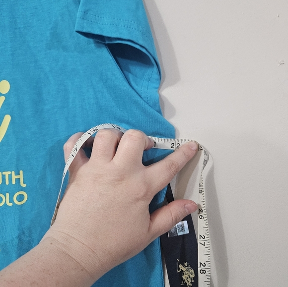 NWT! U.S. Polo Assn. Turquoise Miami Tee! - Picture 4 of 5